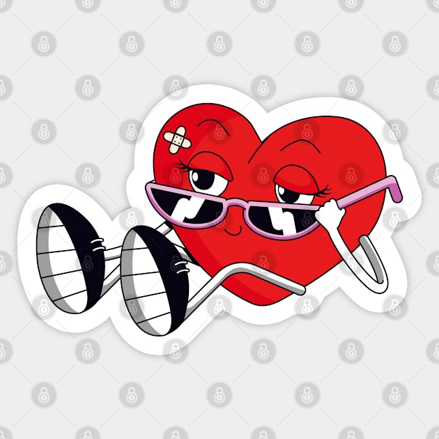 Miss Valentine - 2 Sticker by Megadorim
